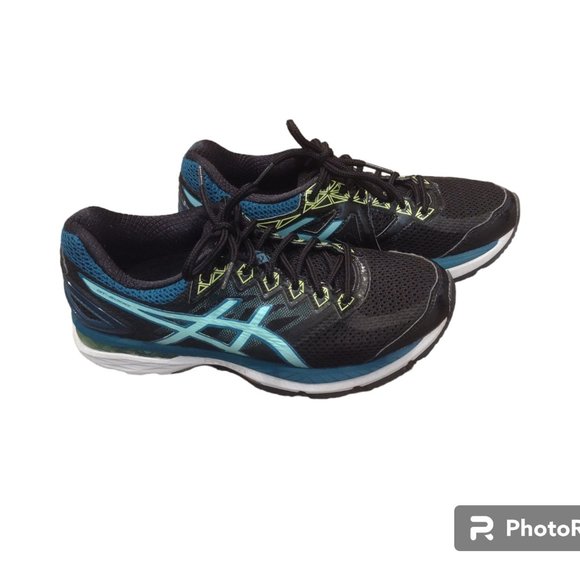 Asics GT2000 4 Women's Running Shoes Dynamic Duomax Athletic Black/Teal Size 6.5 - Picture 2 of 11